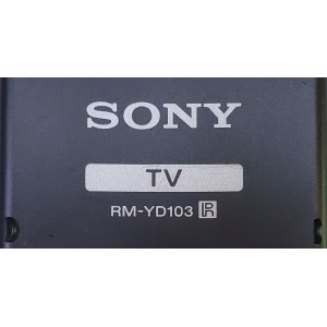 CONTROL REMOTO PARA TV SONY ((ORIGINAL)) / RM-YD103 / P12035-3 / S1502407 / MODELOS KDL-32W700B / KDL-40W590B / KDL-40W600B / KDL-42W700B / KDL-48W580B / KDL-48W590B / KDL-48W600B / KDL-50W700B / MAS MODELOS EN DESCRIPCION